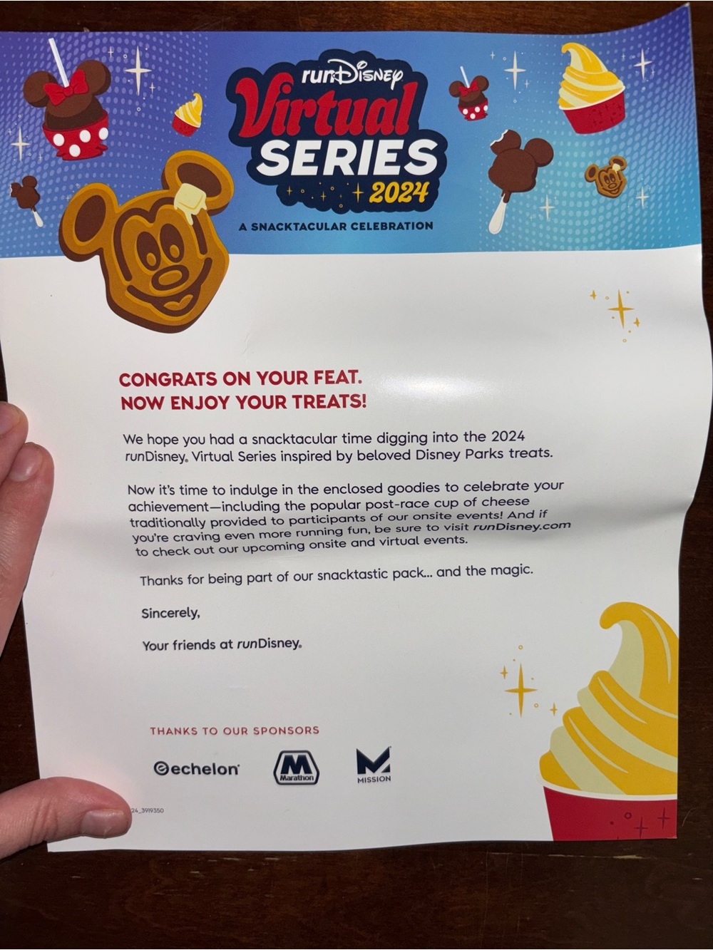Disney Virtual Series 2024 Celebration Poster — Blue & Yellow